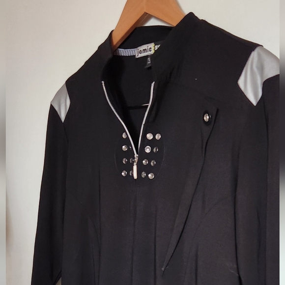 Jamie Sadock Black and Gray Golf Top - Picture 2 of 5